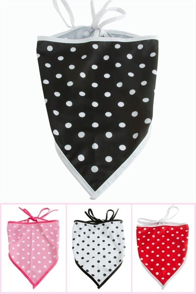Puantiyeli Desenli Bohem Bandana