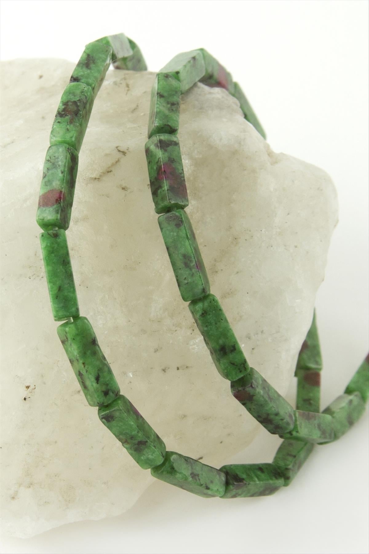 1,3 cm Dikdörtgen Boru Anyolit Taşı