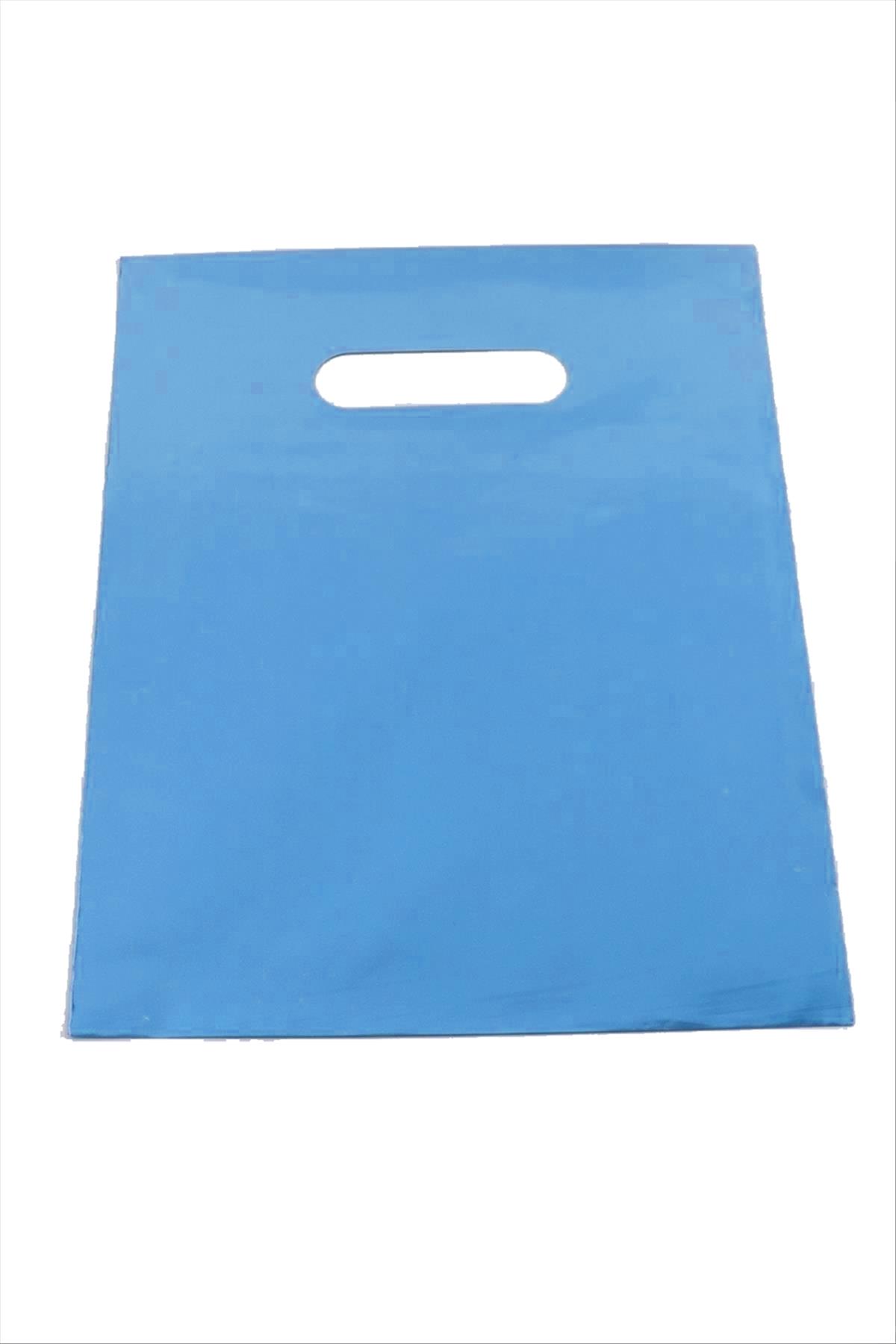 18*25 Mavi Metalize El Tutma Poşet Paketi 100 Adet