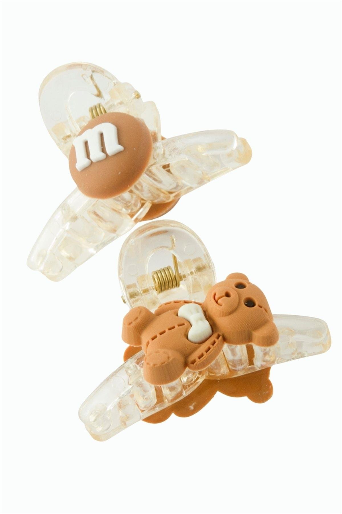 2 Adet Ayıcık Mandal Toka 4 cm