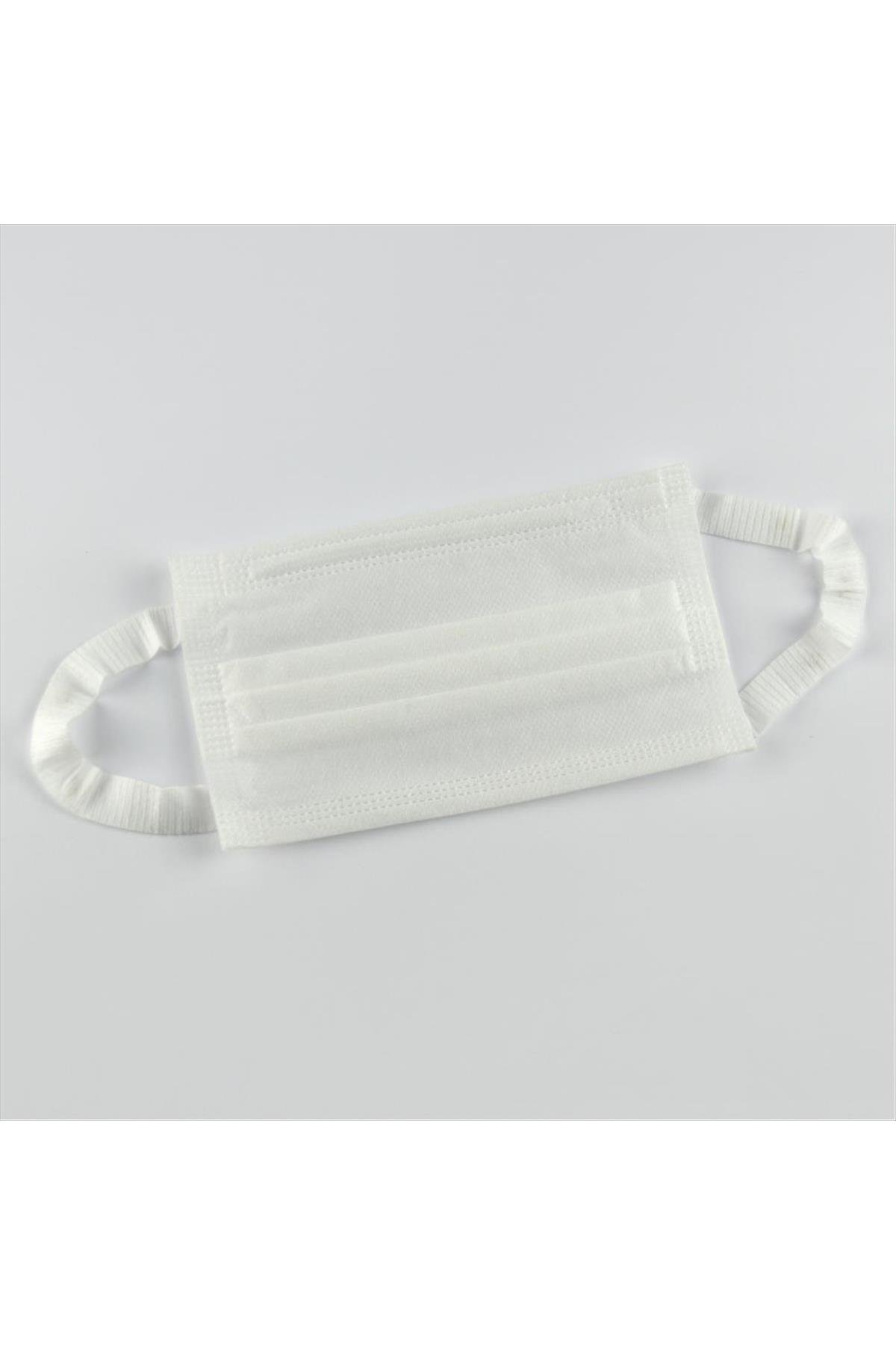 3 Katlı Kulak Dostu Yüz Maskesi 10 Adet