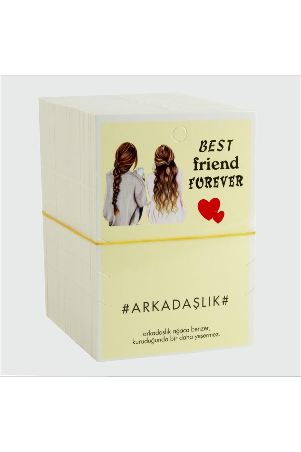 3'lü Arkadaşlık Bileklik Kartı