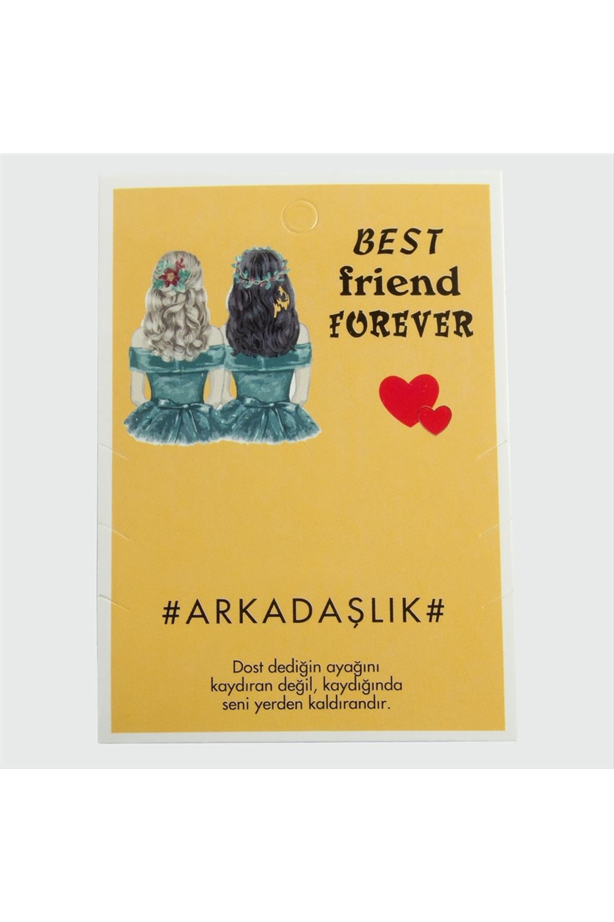 3'lü Arkadaşlık Bileklik Kartı