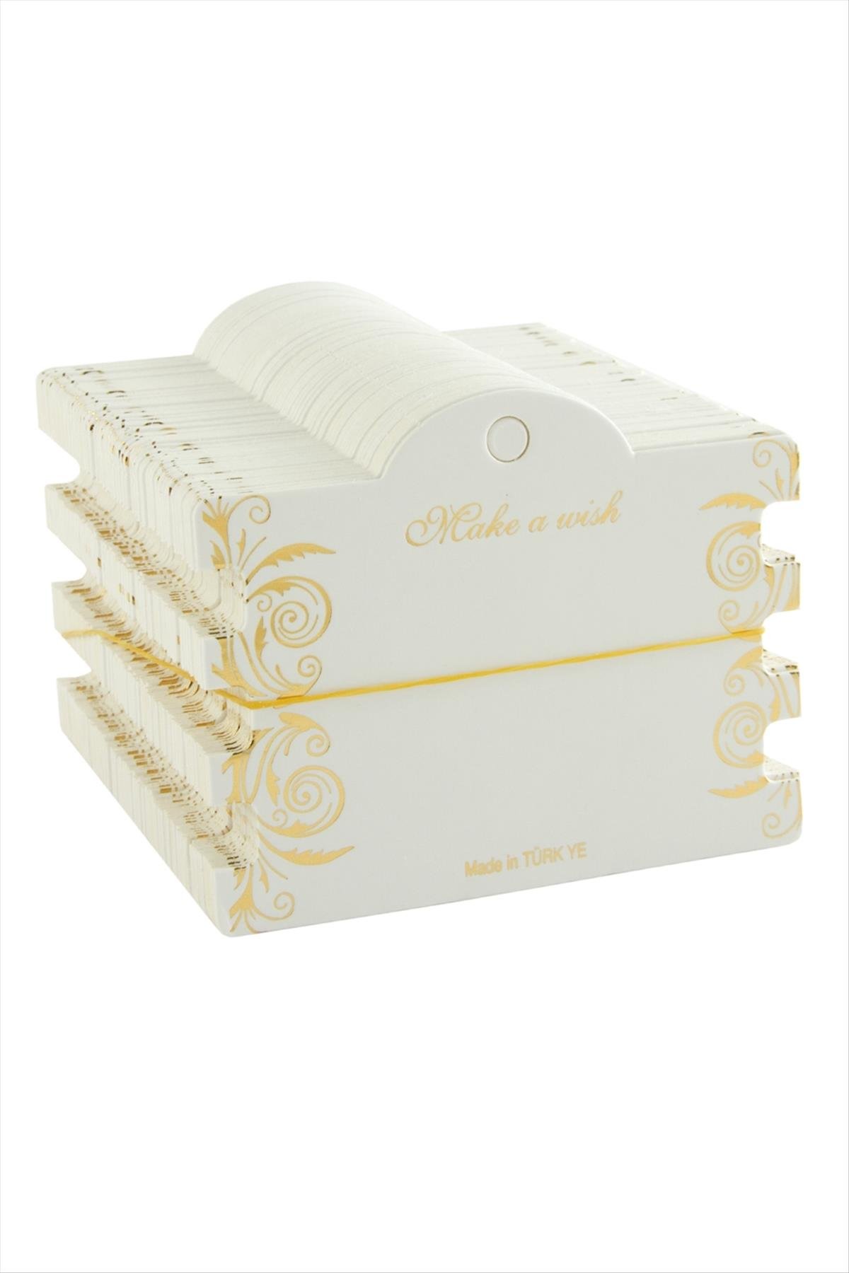 3'lü Yaldızlı Kalın Bileklik Kartı 100 Adet