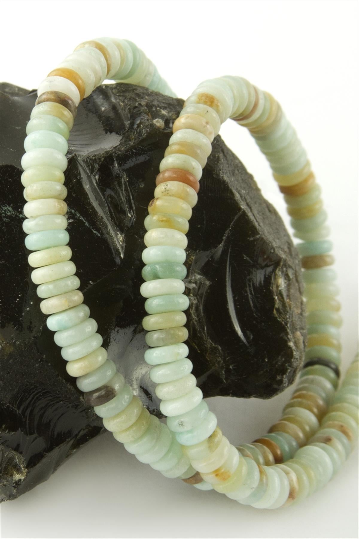 6 mm Rondela Amazonit Taşı