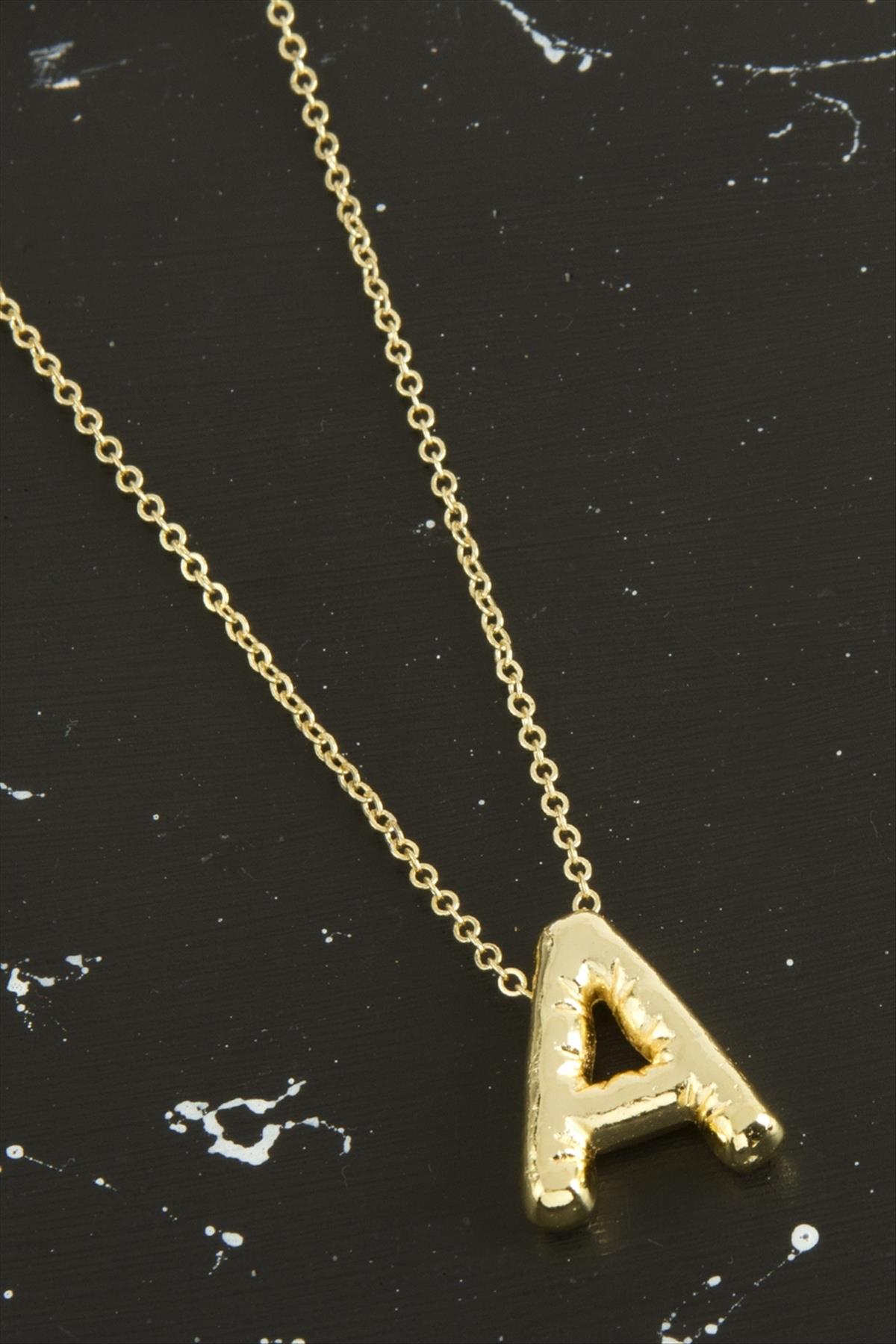 A Harfli Balon Kolye