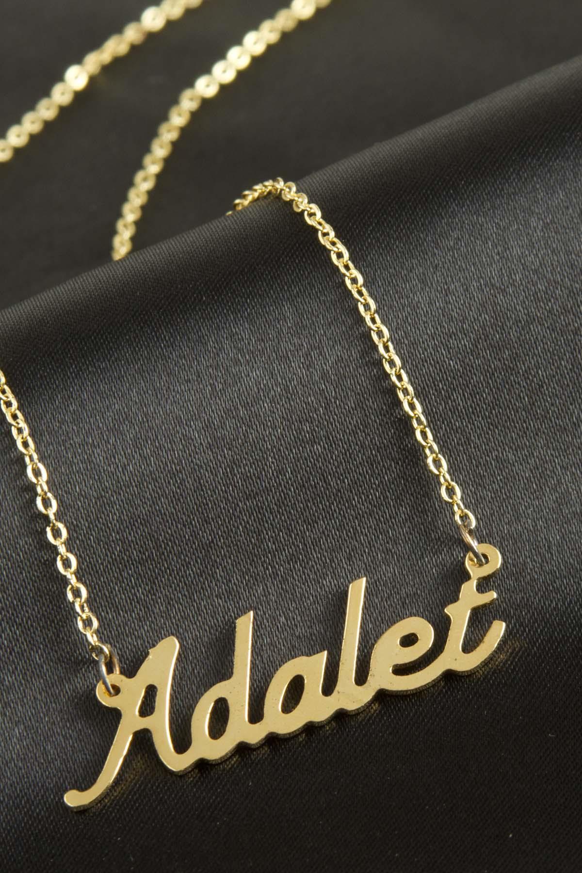 Adalet isimli kolye (Kişiye Özel)