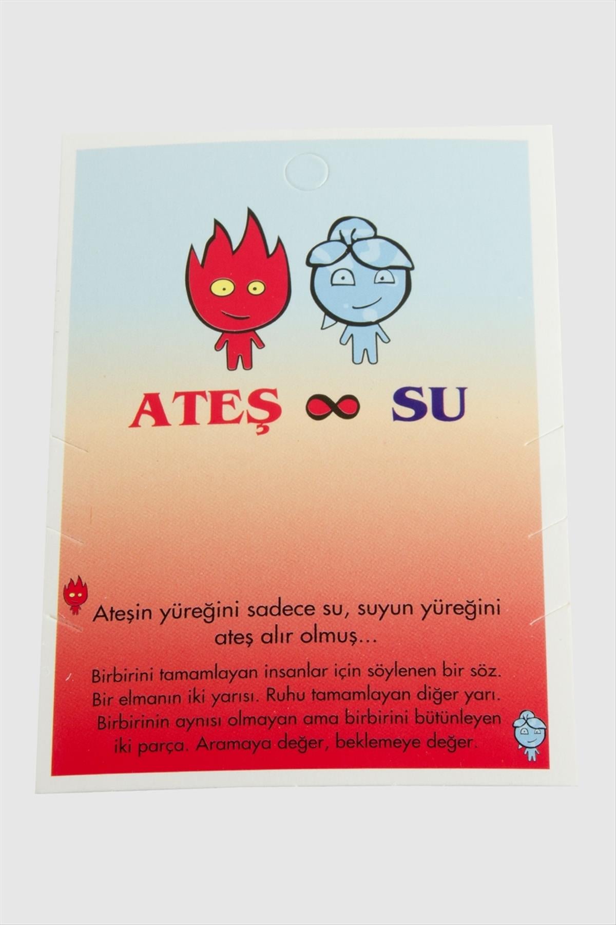 Ateş Su Bileklik Kartı