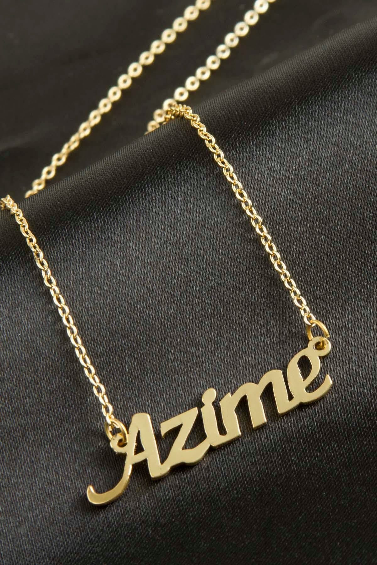 Azime isimli kolye (Kişiye Özel)