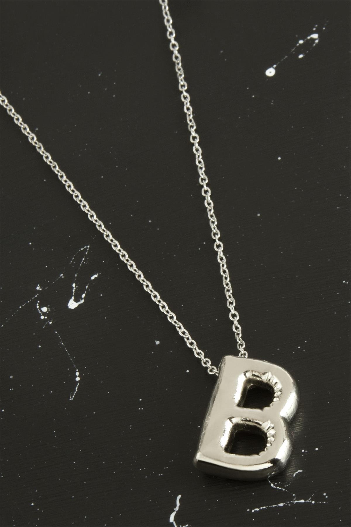 B Harfli Balon Kolye