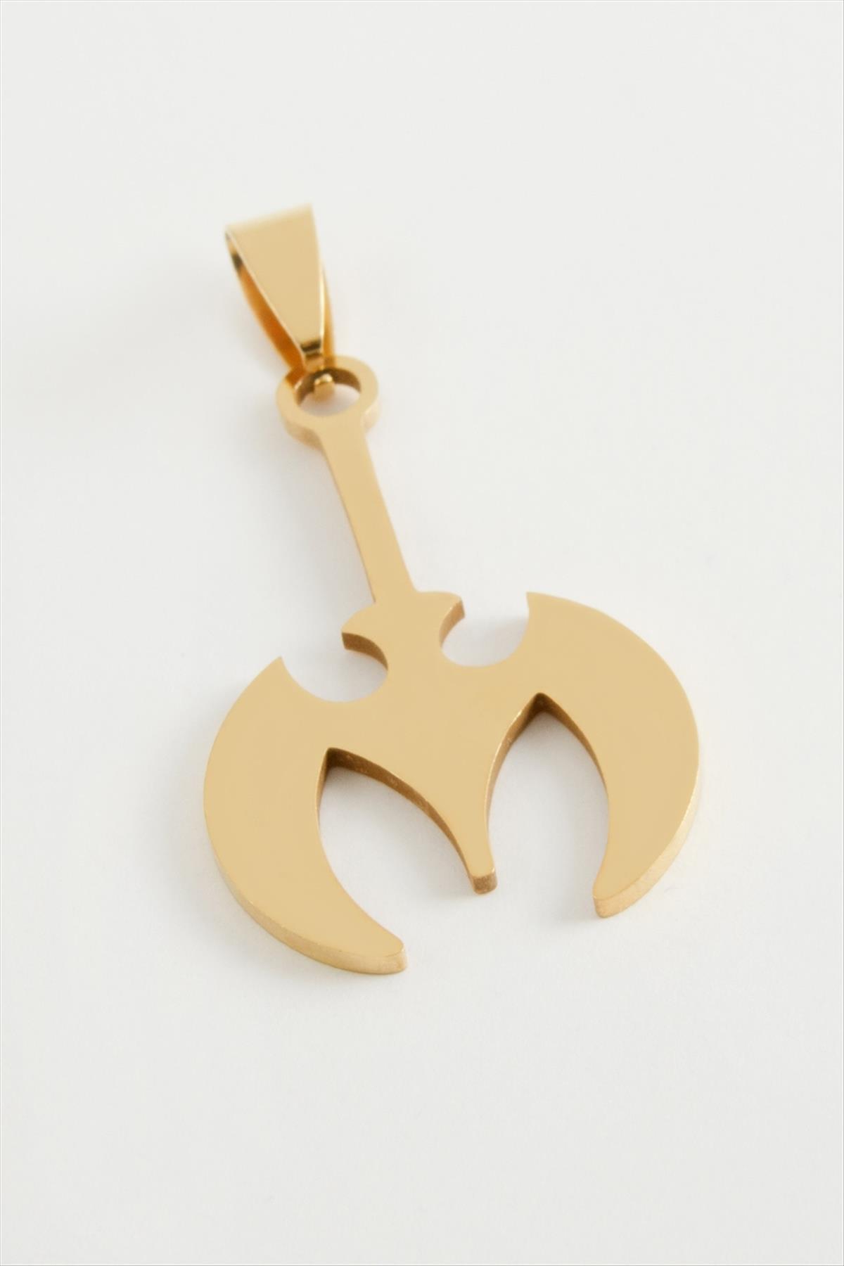 Balta Çelik Kolye Ucu 3,5 cm