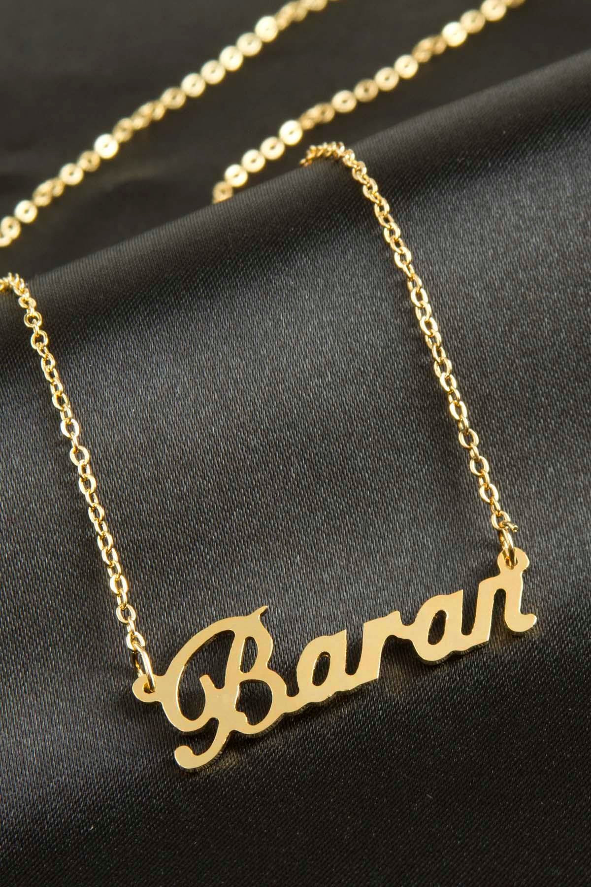 Baran İsimli Kolye (Kişiye Özel)