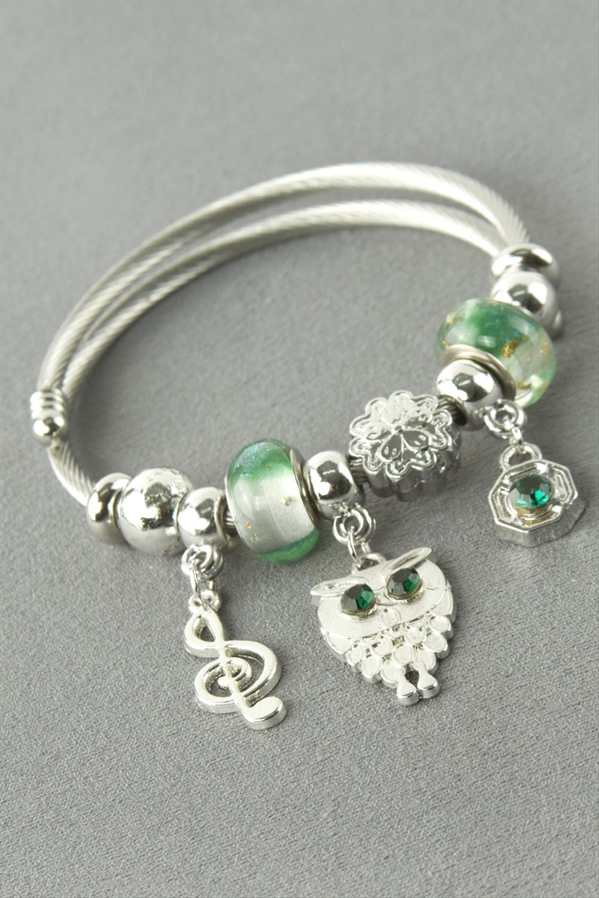 Baykuş Panora Bileklik