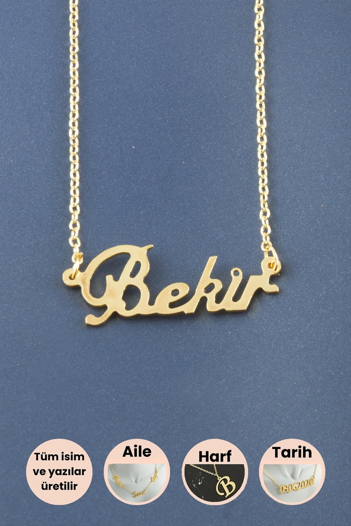 Bekir İsimli Kolye
