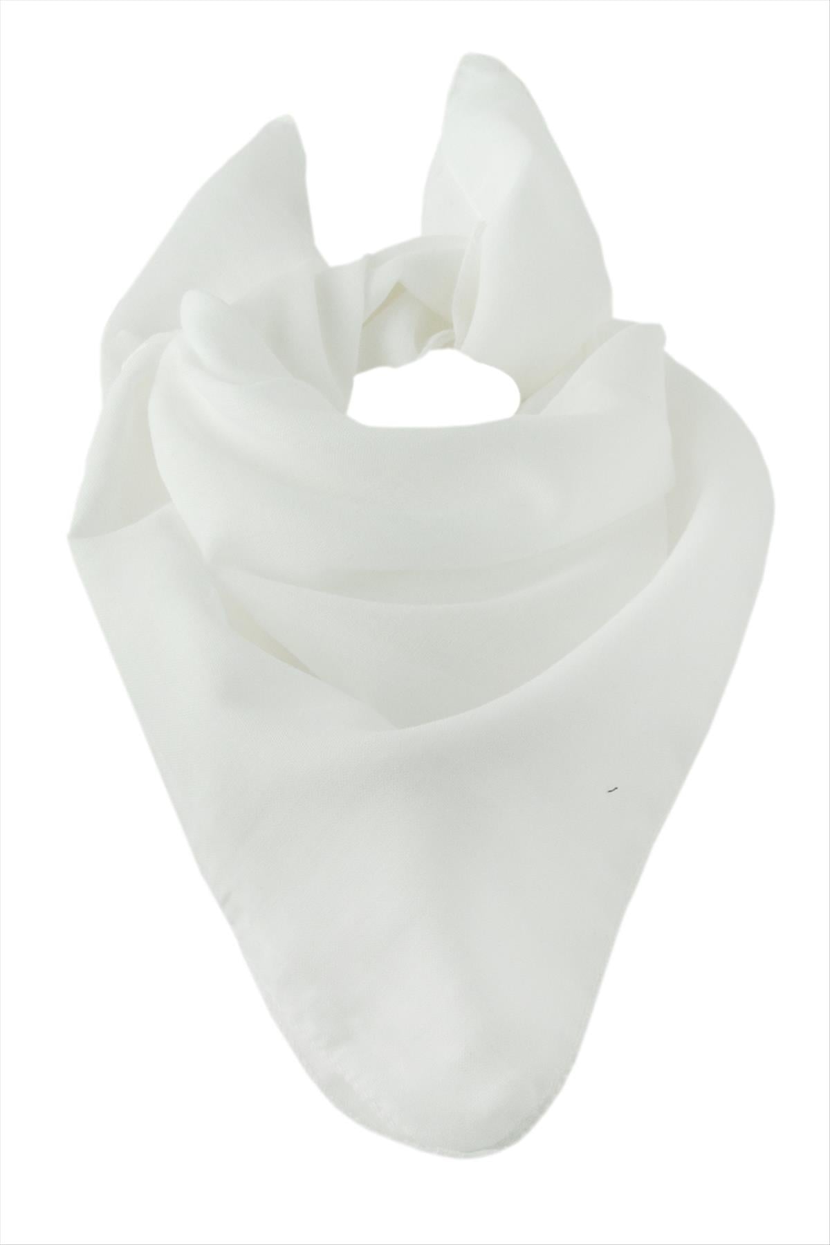 Beyaz Renkli Bandana 50*50