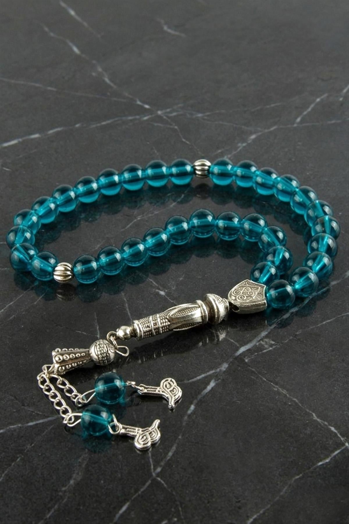 Cam Taş Tesbih 8 mm