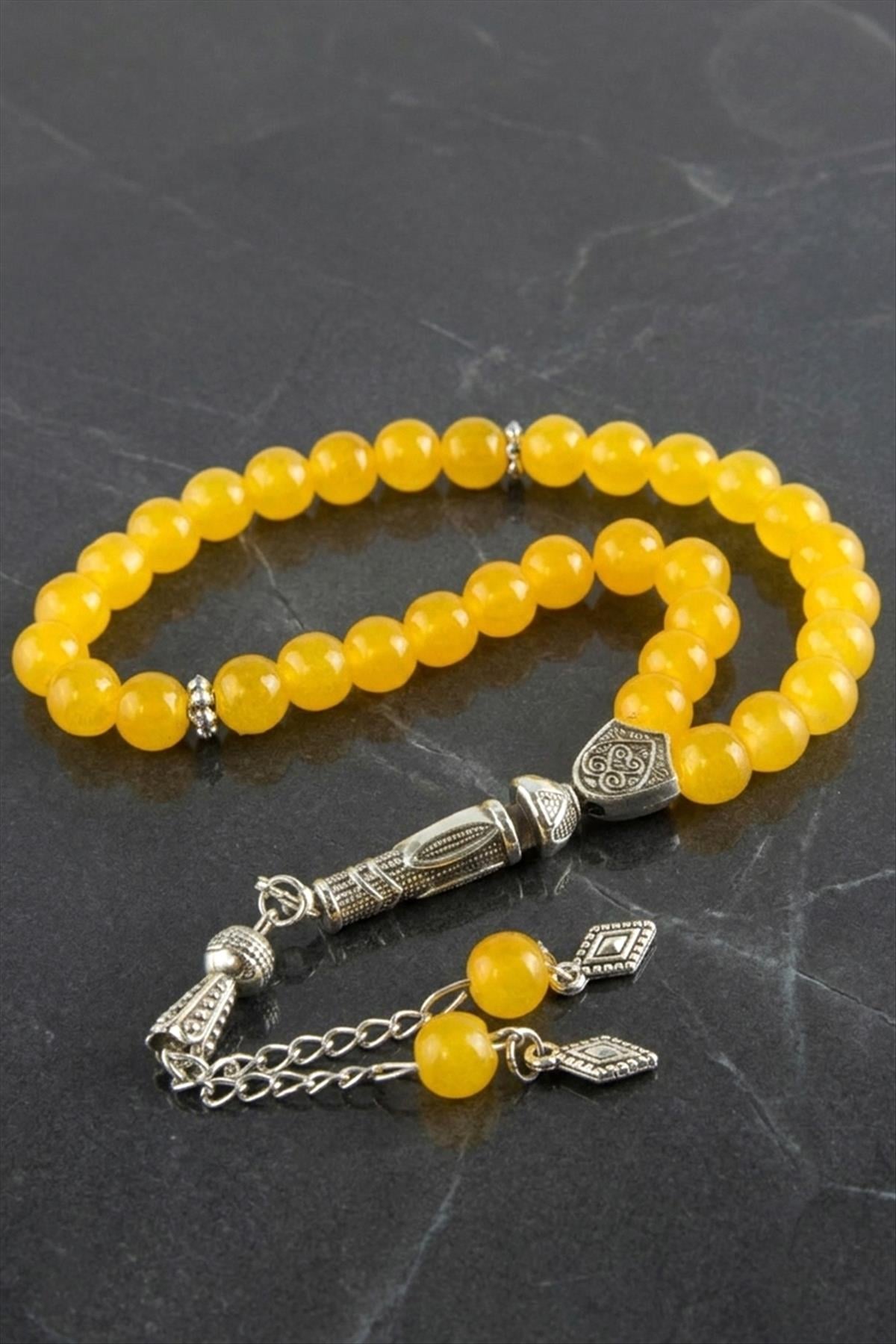 Cam Taş Tesbih 8 mm