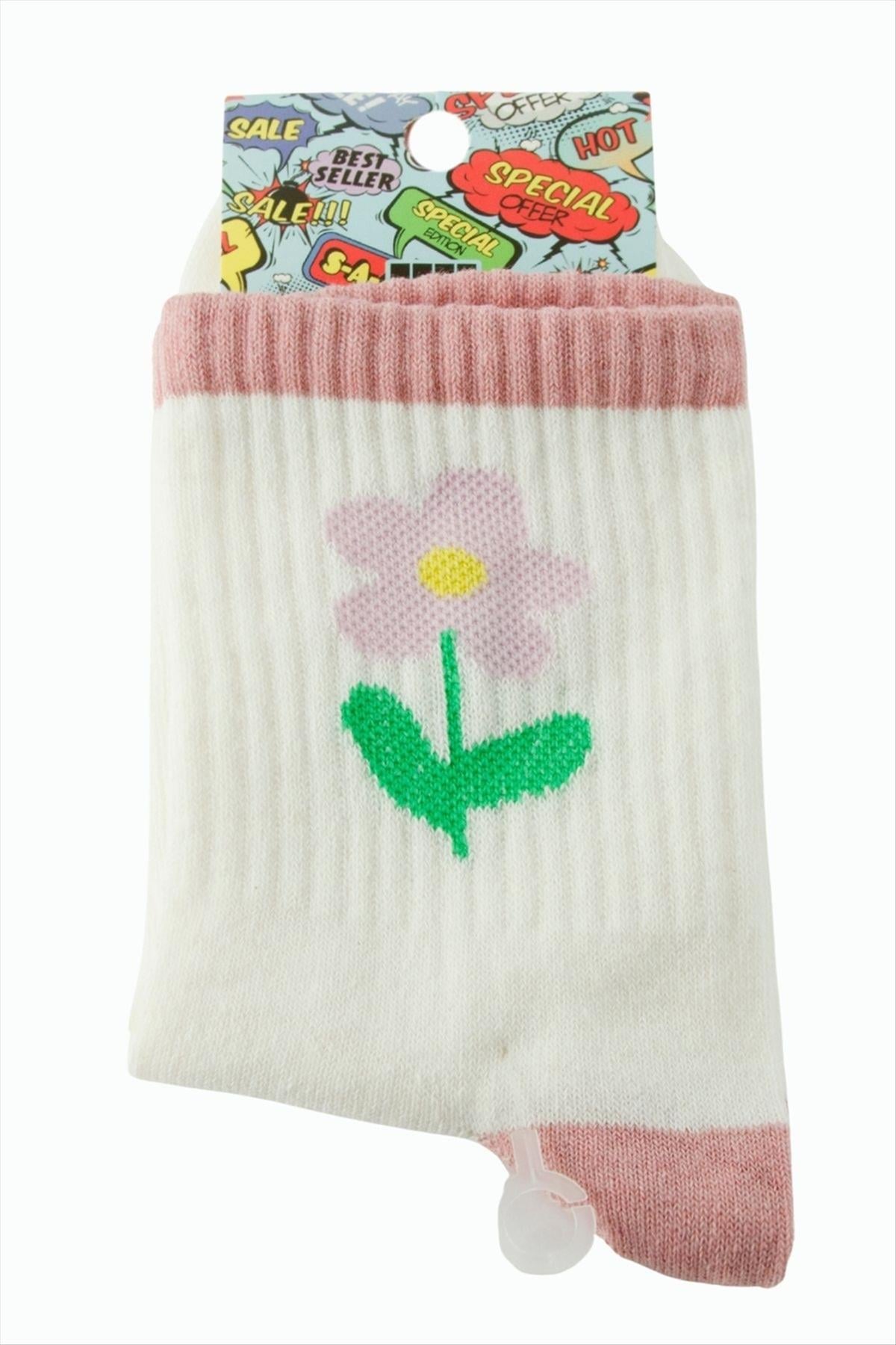 Çiçek Kolej Çorap 8*28