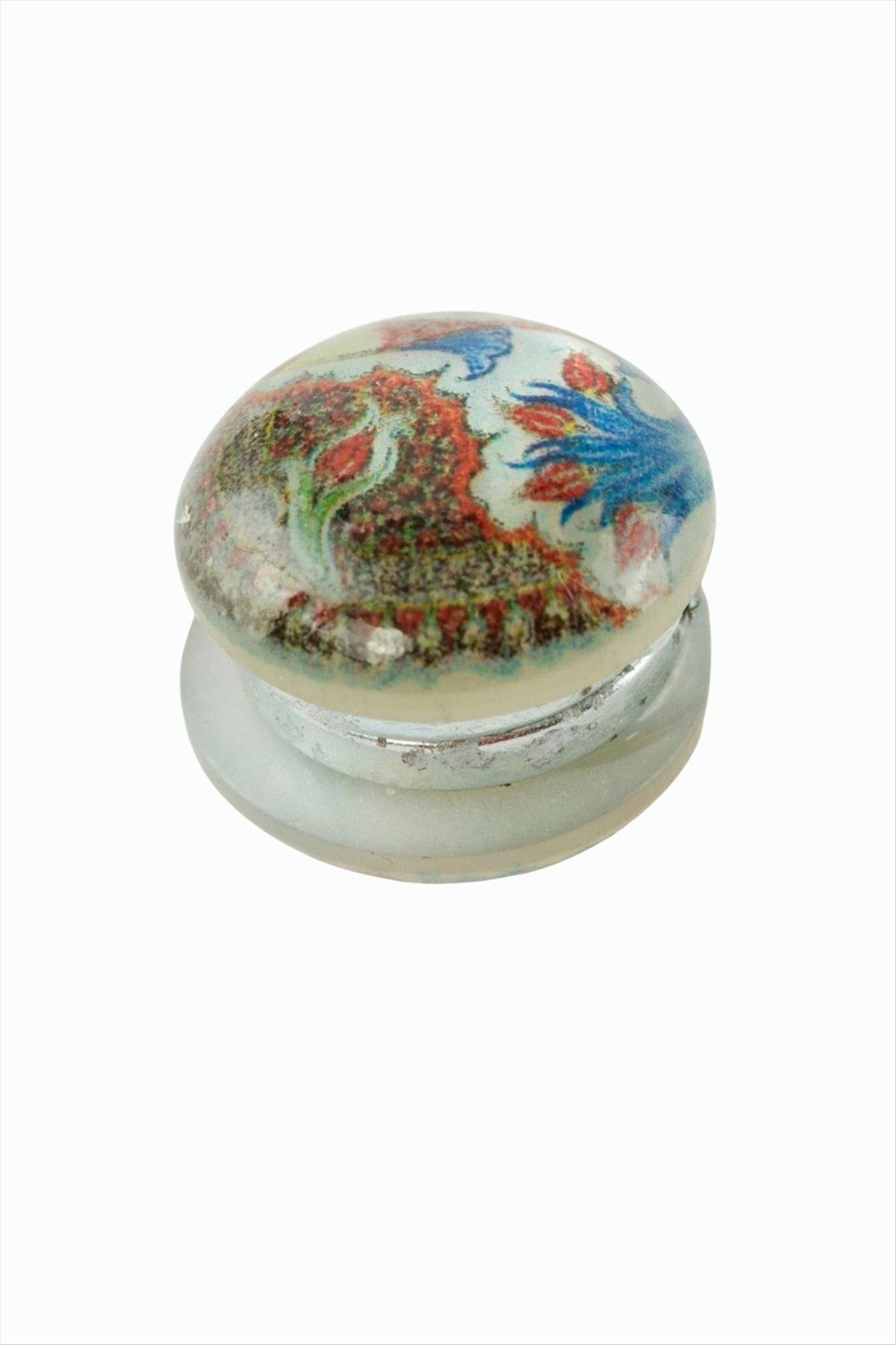 Çiçek Kupa Eşarp Mıknatısı 1 Adet