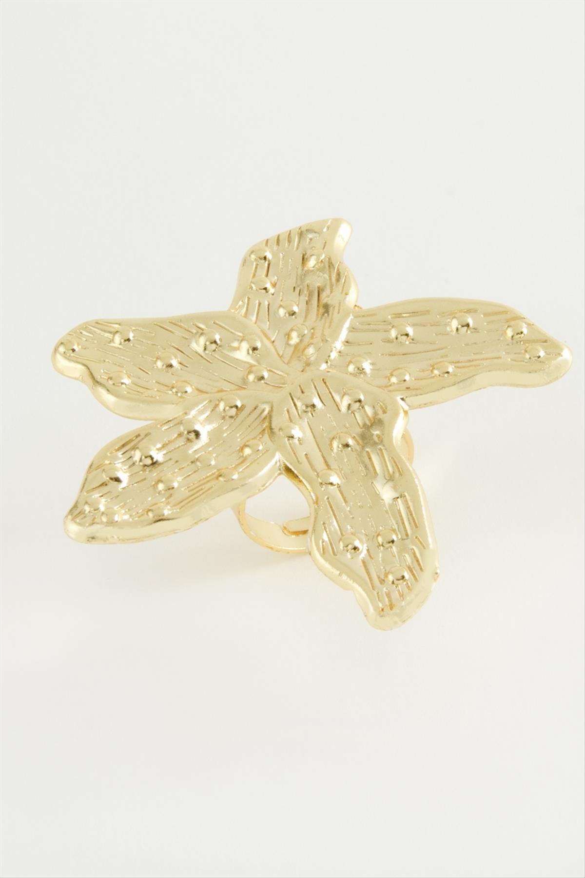 Çiçek Metal Yüzük