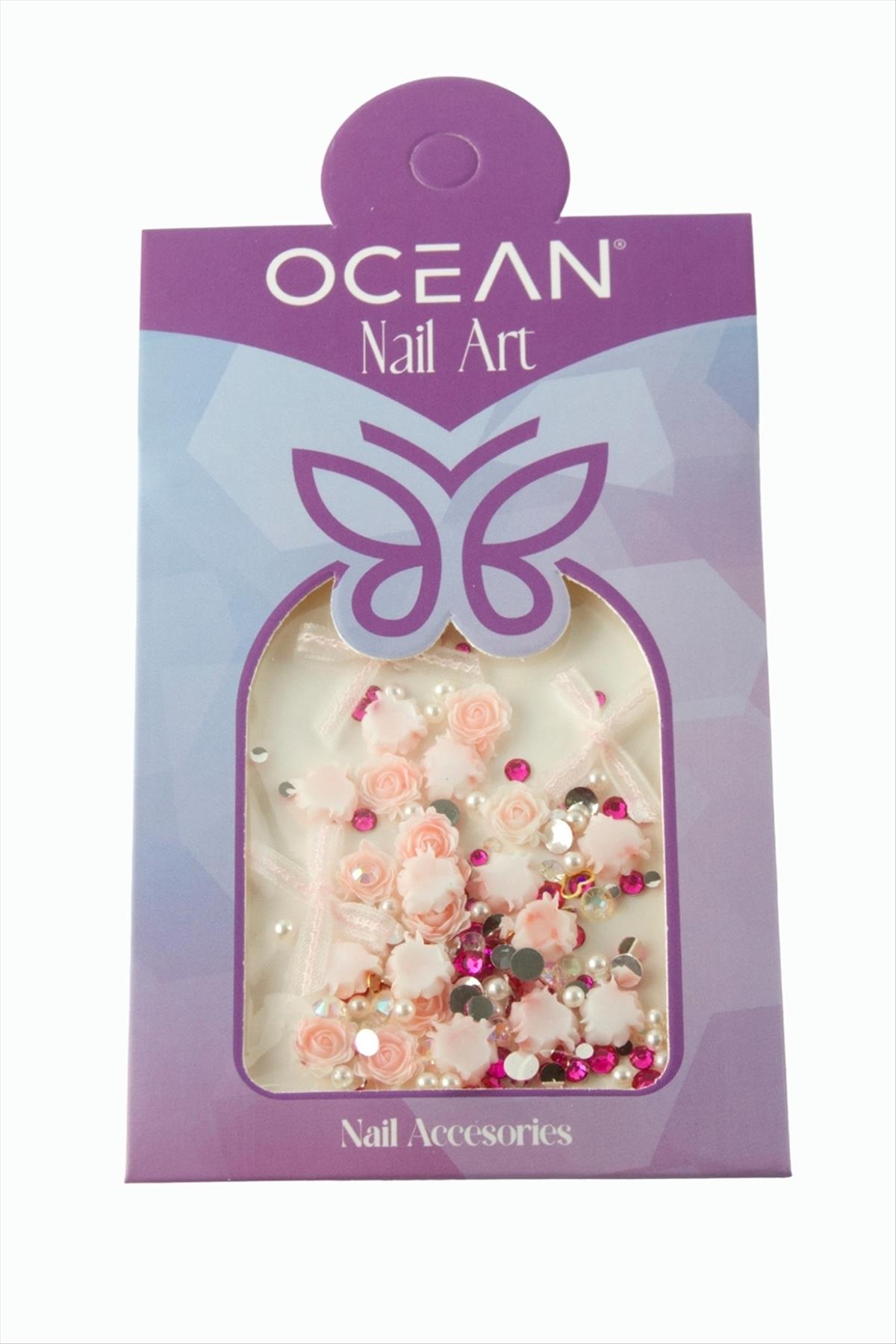 Çiçek Tırnak ve Yüz Süsleme Taşı