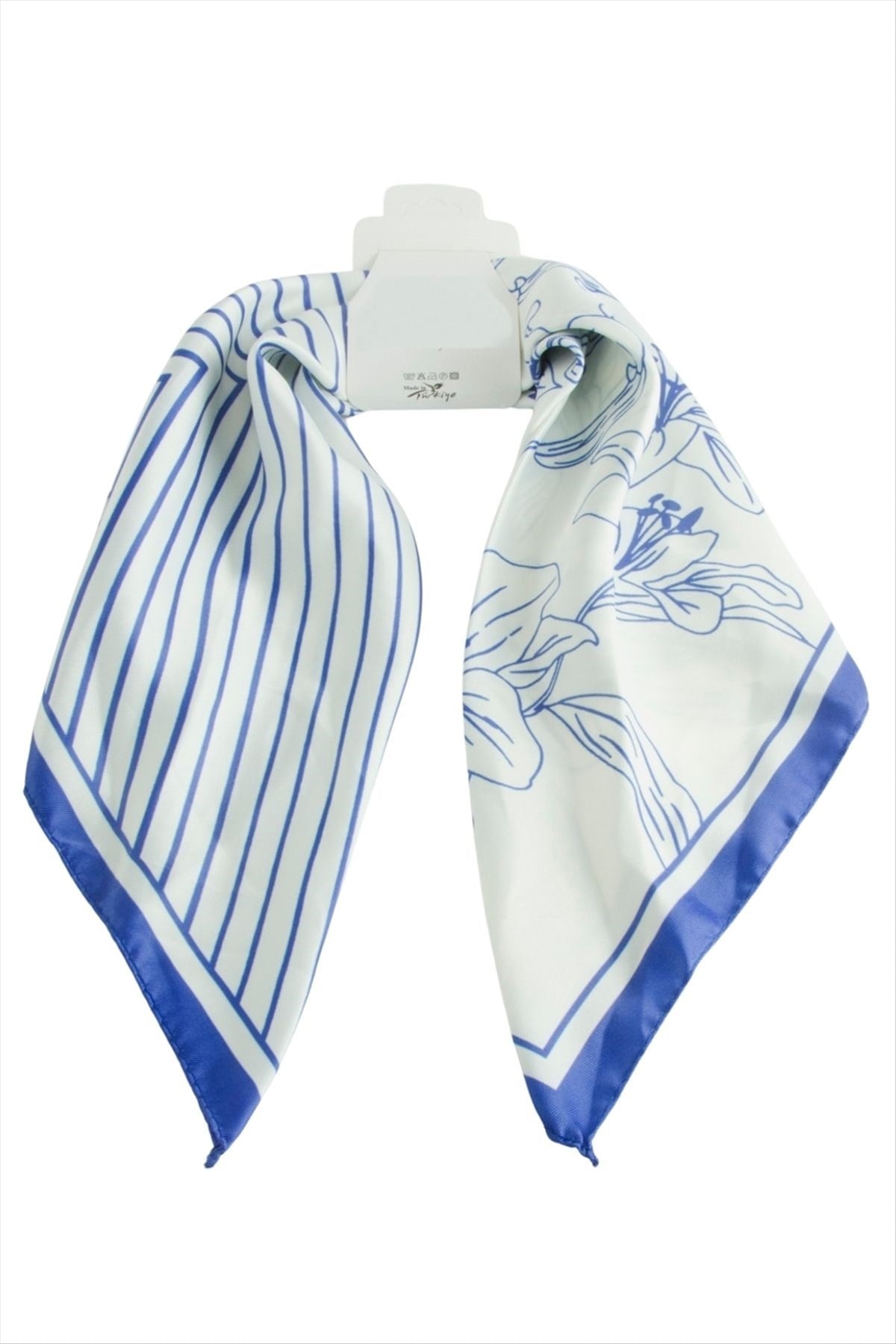 Çiçek Zr Saten Fular 50*50 cm