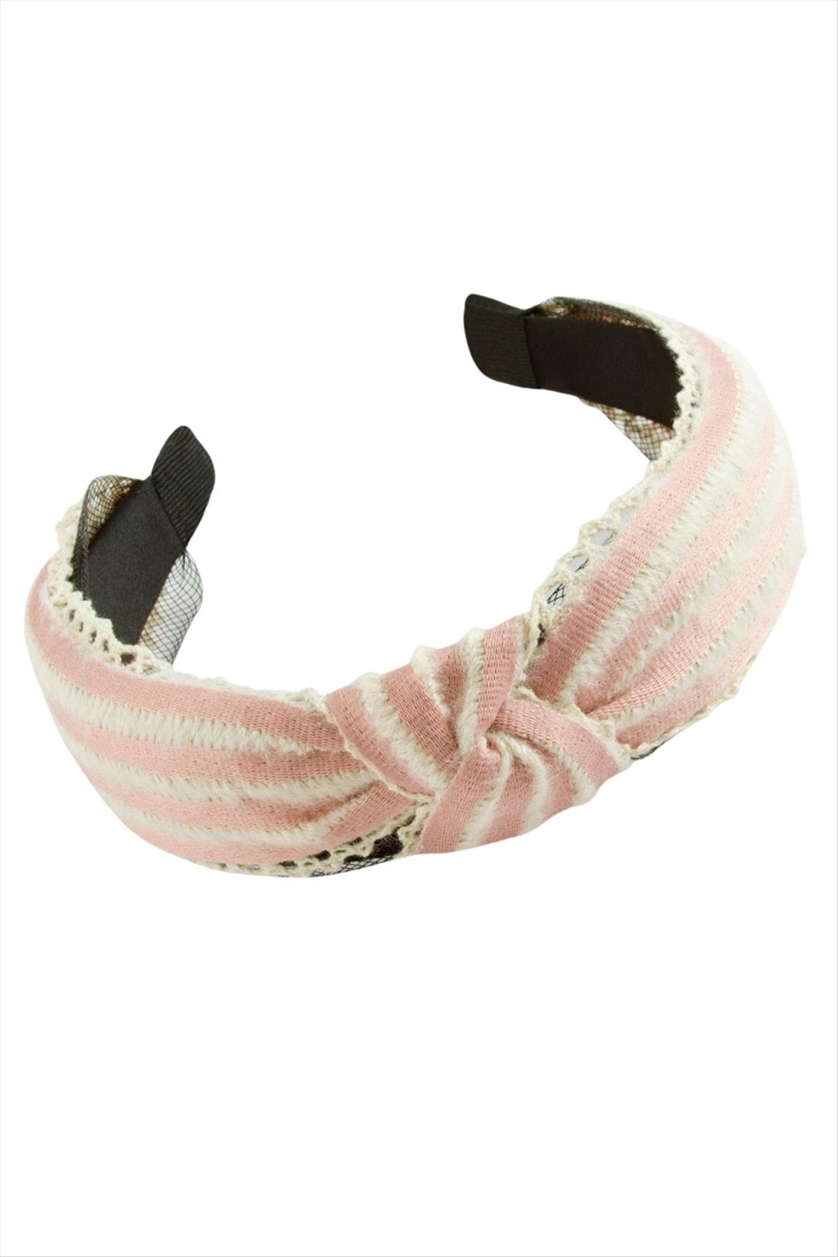 Çizgi Desenli Fiyong Taç