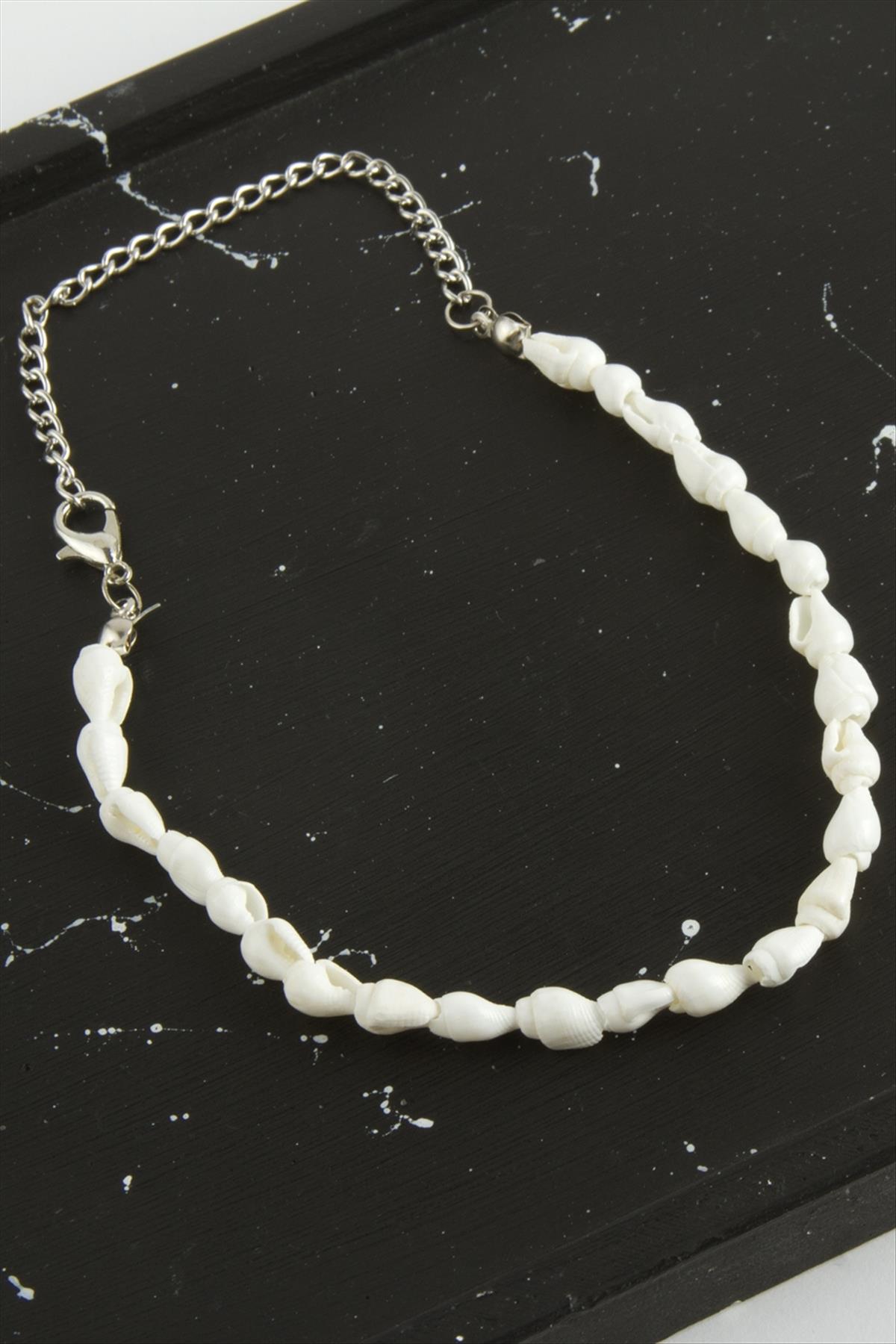 Deniz Kabuğu Boncuk Halhal