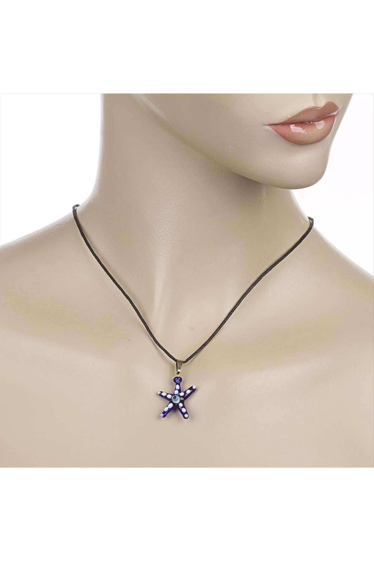 Deniz Yıldızı Cam Kolye