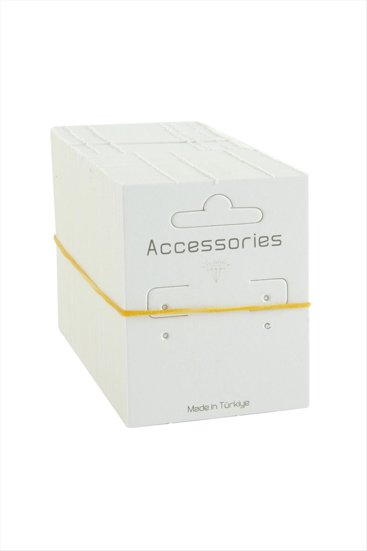 Dikdörtgen Kalın Küpe Kartı 100 Adet