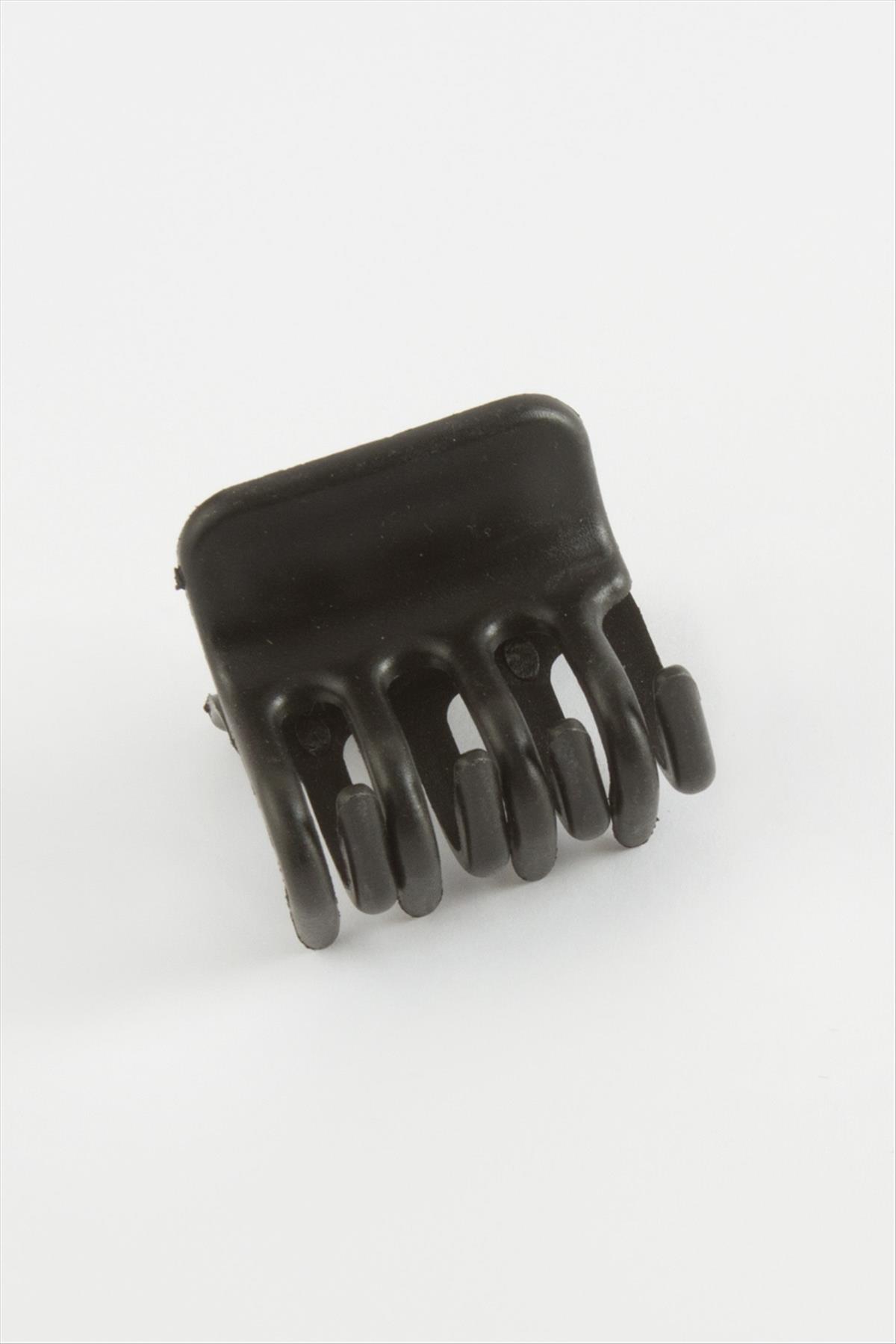 Düz Siyah Renkli Mandal Toka 4 cm