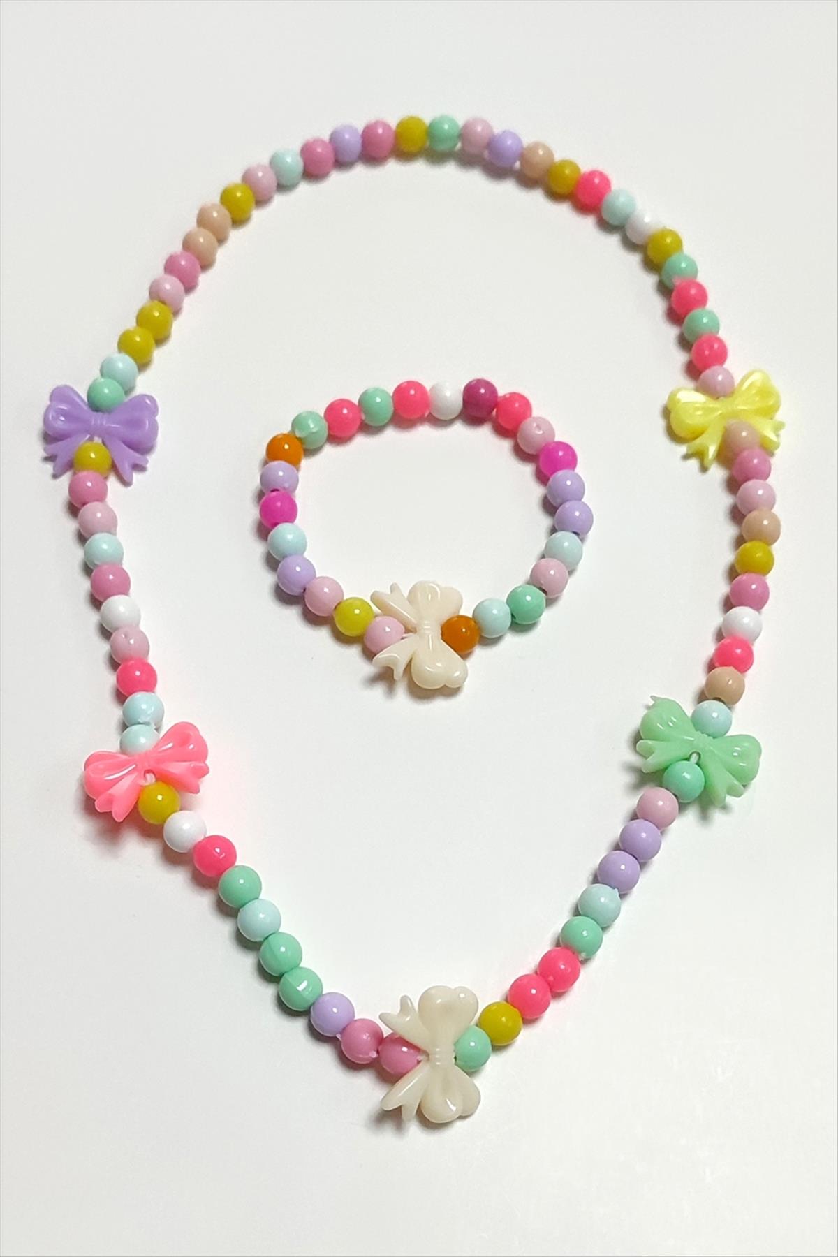 Fiyong Boncuk Çocuk Set Kolye