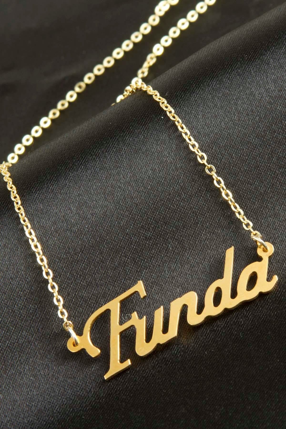 Funda isimli kolye (Kişiye Özel)