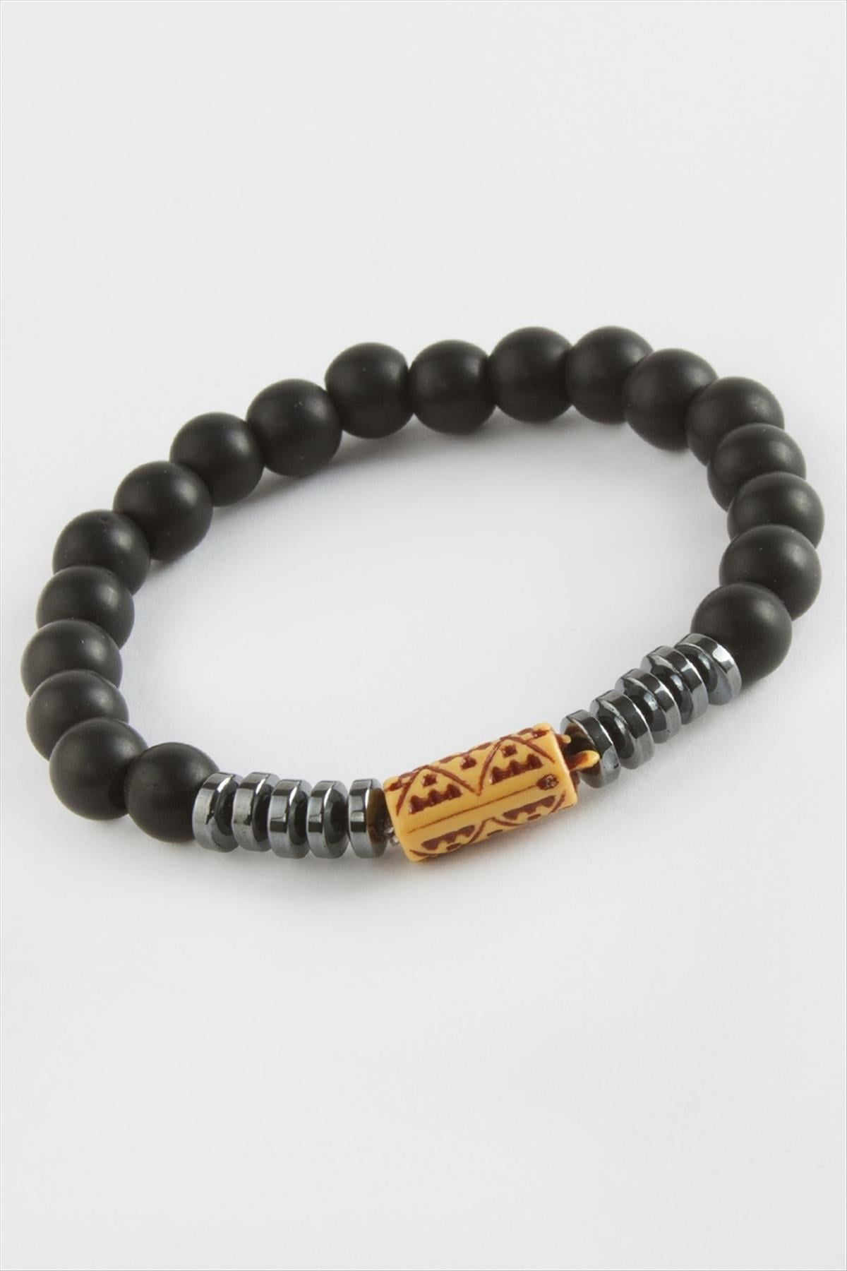 Hematit Onix Doğaltaş Bileklik