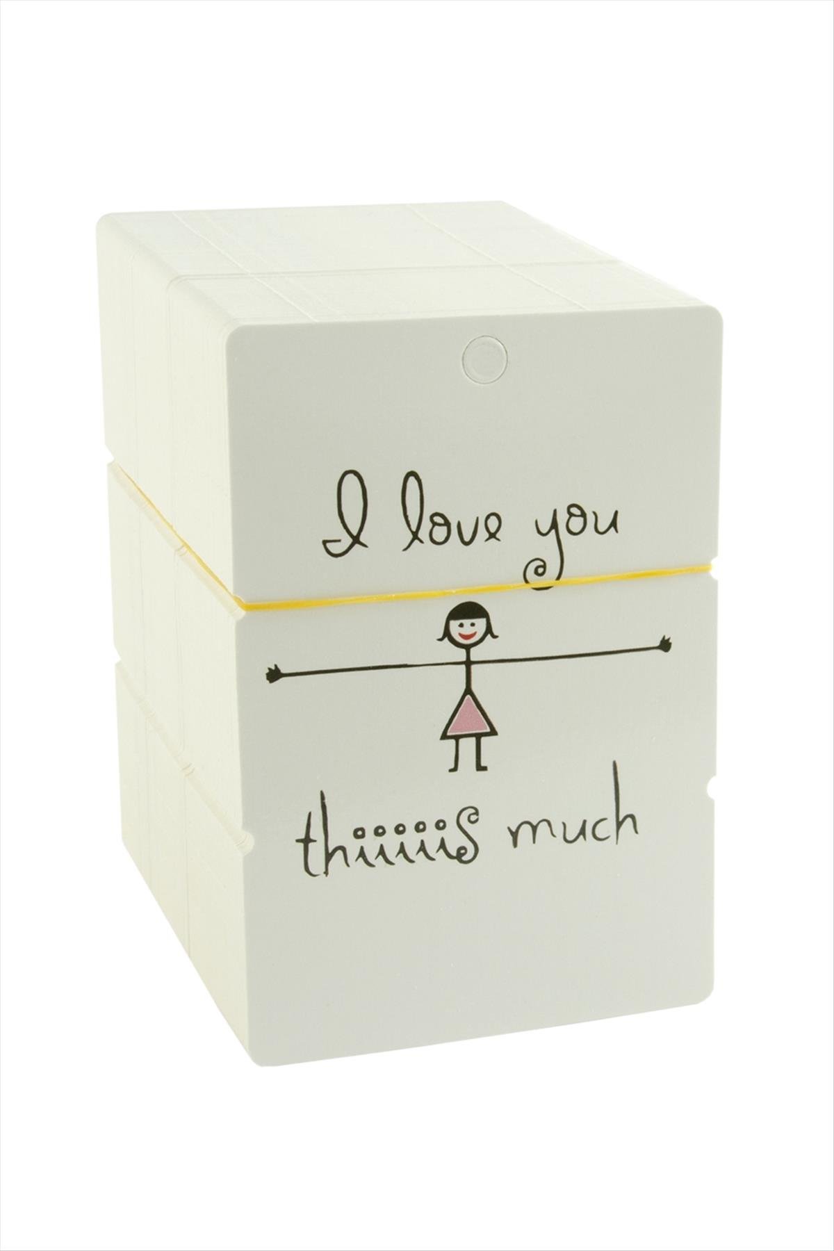 I Love Yazılı Bileklik Kartı 200 Adet