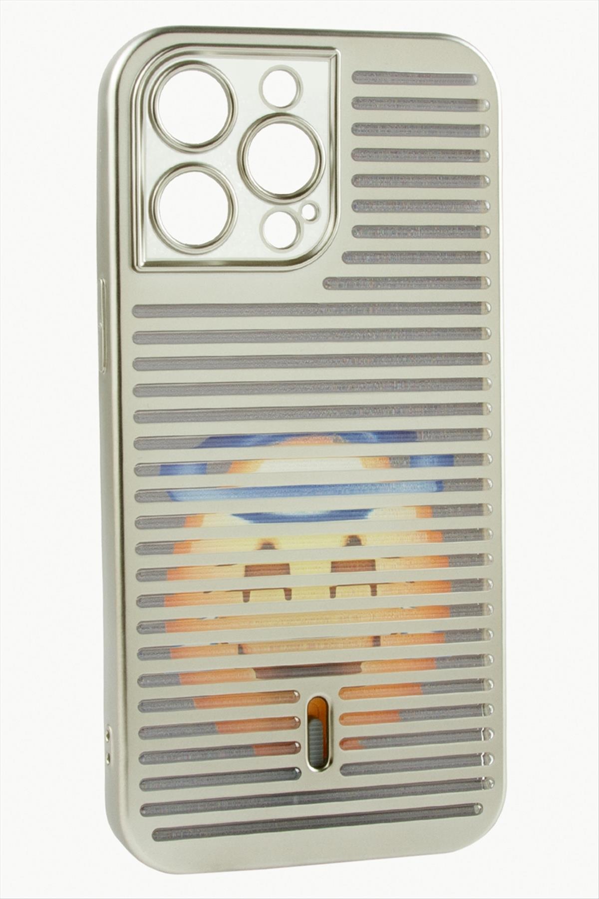 iPhone 15 Pro Max Desenli Lüx Silikon Kılıf