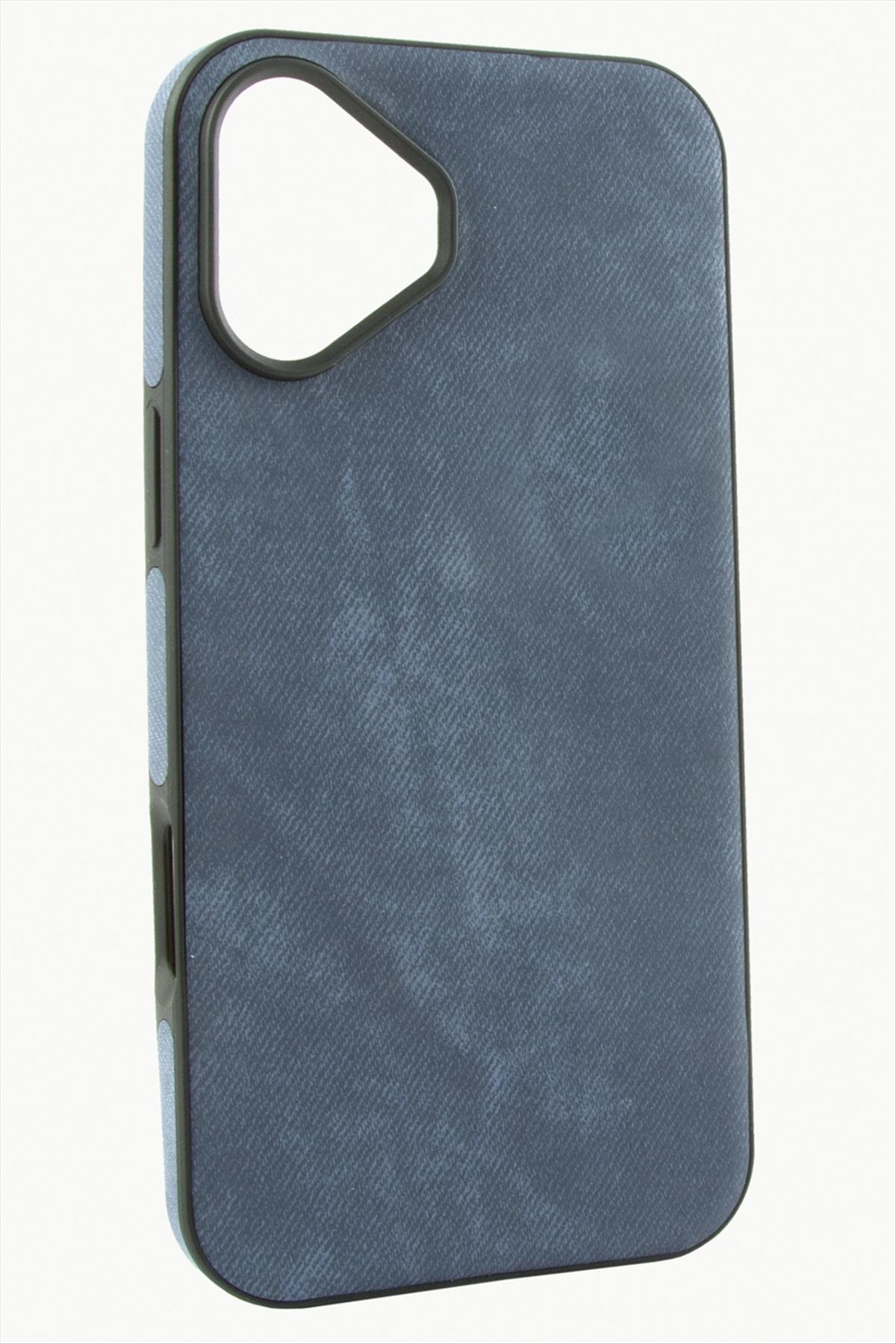 iPhone 16 Plus Nubuk Lüx Velvet Silikon Kılıf