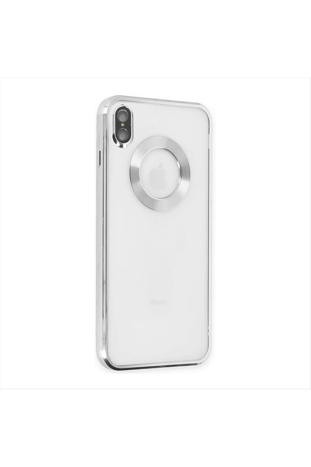iPhone X/XS Lüx Lensli Lazer Silikon Kılıf (Kamera Korumalı)