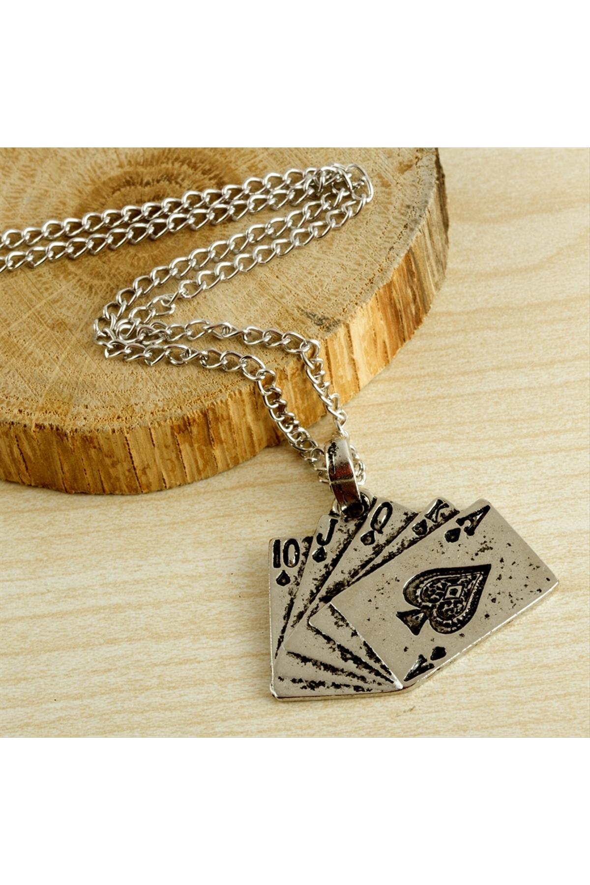 İskambil Erkek Kolye