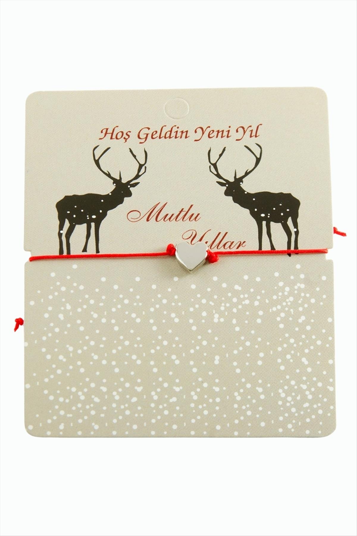 Kalp Yılbaşı Bilekliği