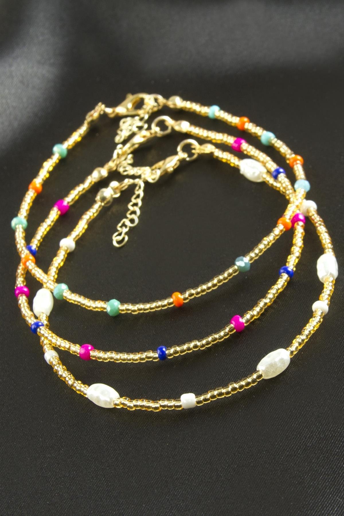 Karışık Miyoki Kum Boncuk Bileklik