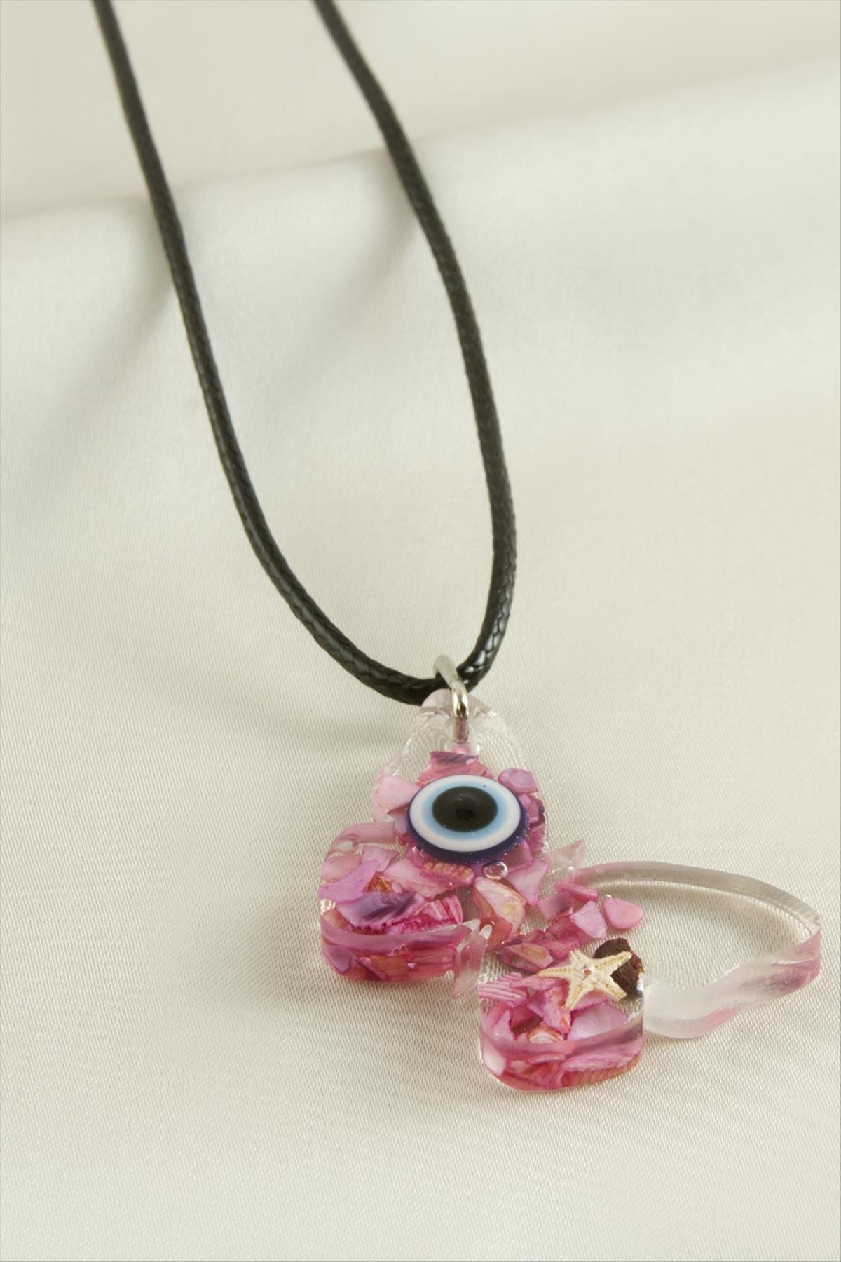 Kelebek Epoksi Kolye