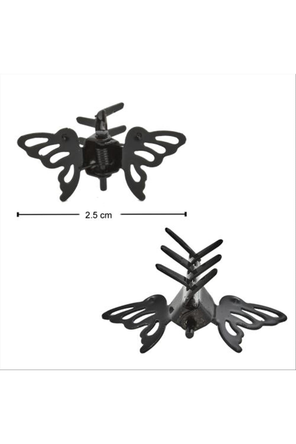 Kelebek Figürlü Metal Toka