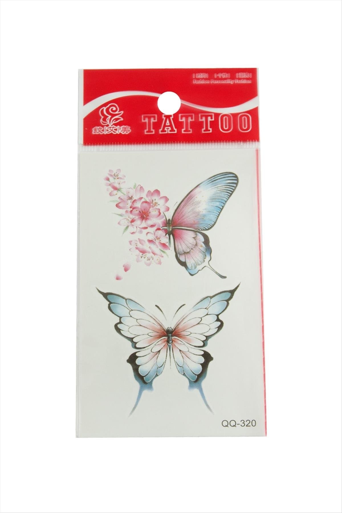 Kelebek Tattoo Dövme Sticker