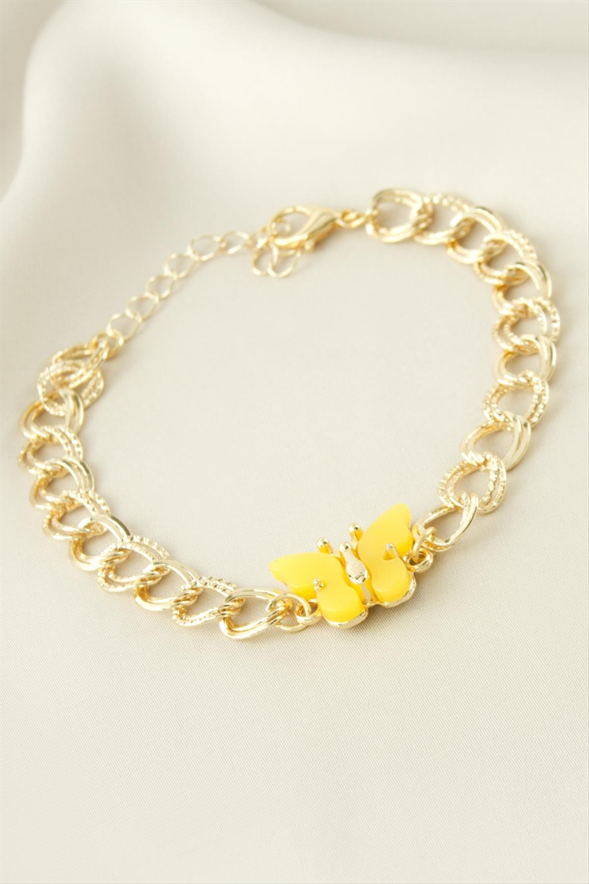 Kelebek Zincirli Bileklik