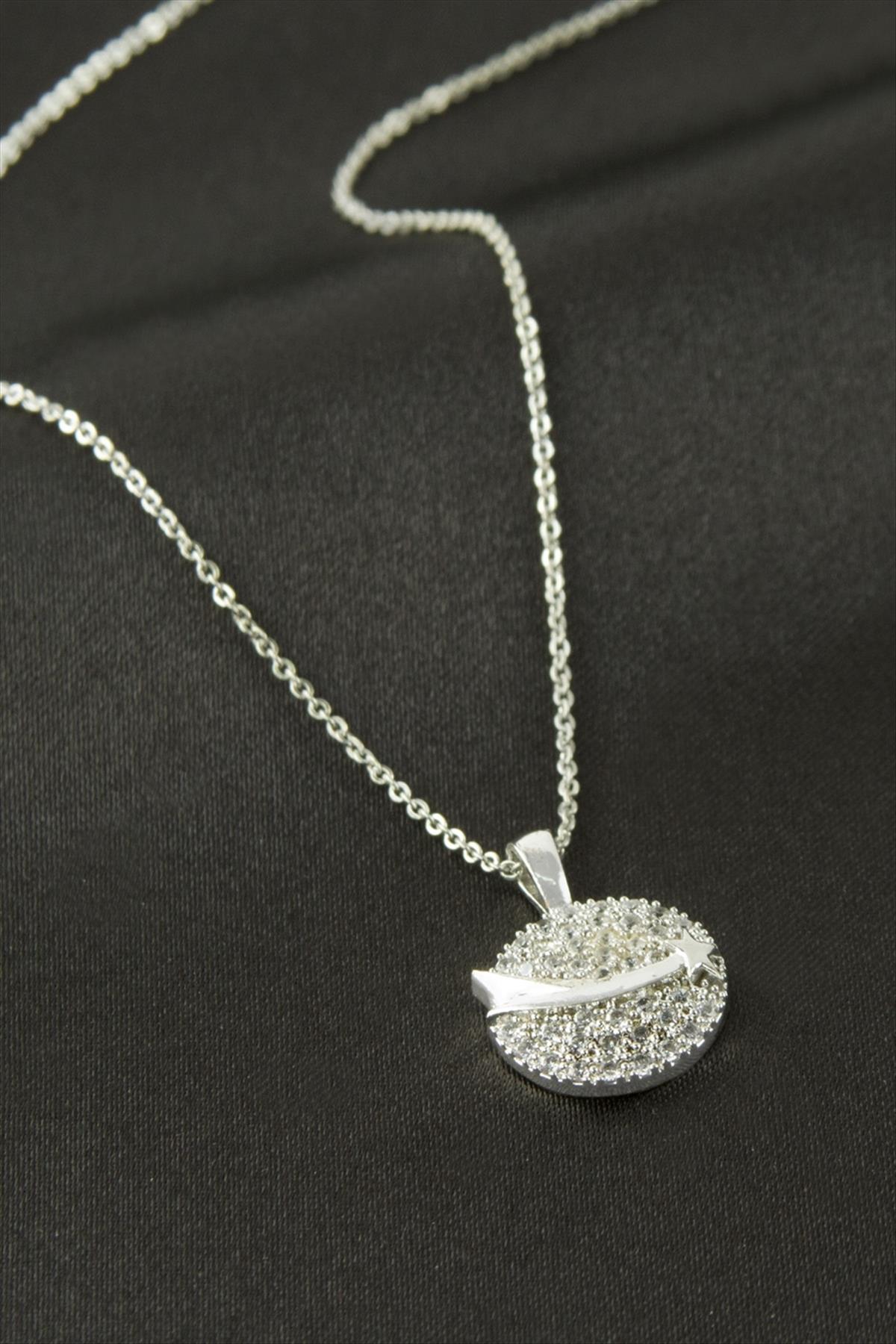 Kılıç Zirkon Tek Taşlı Kolye