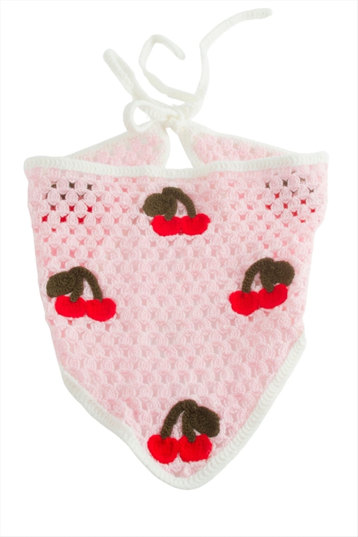 Kiraz Örme Bohem Bandana