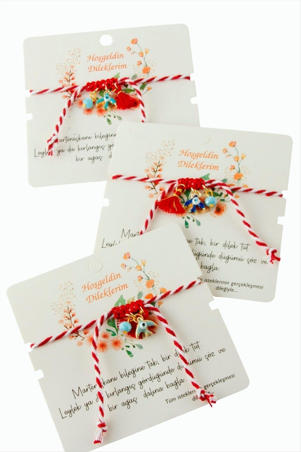 Kırlangıç Kristal Marteniçka İp Bileklik