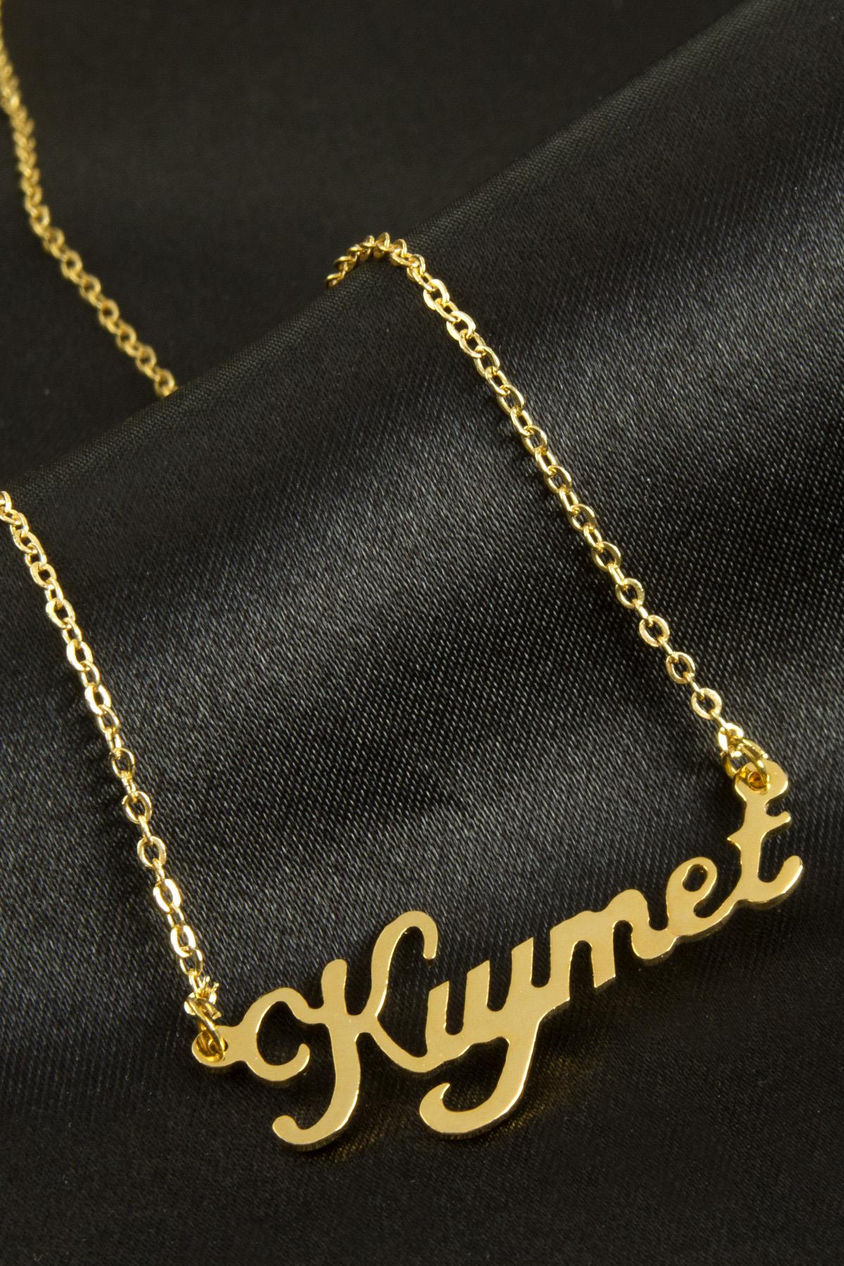 Kıymet isimli kolye (Kişiye Özel)