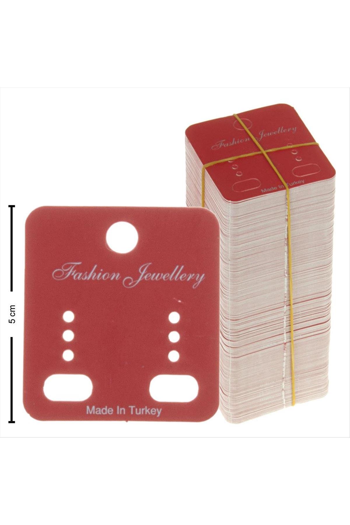 Klıpsli 3 Delikli Küpe Kartı